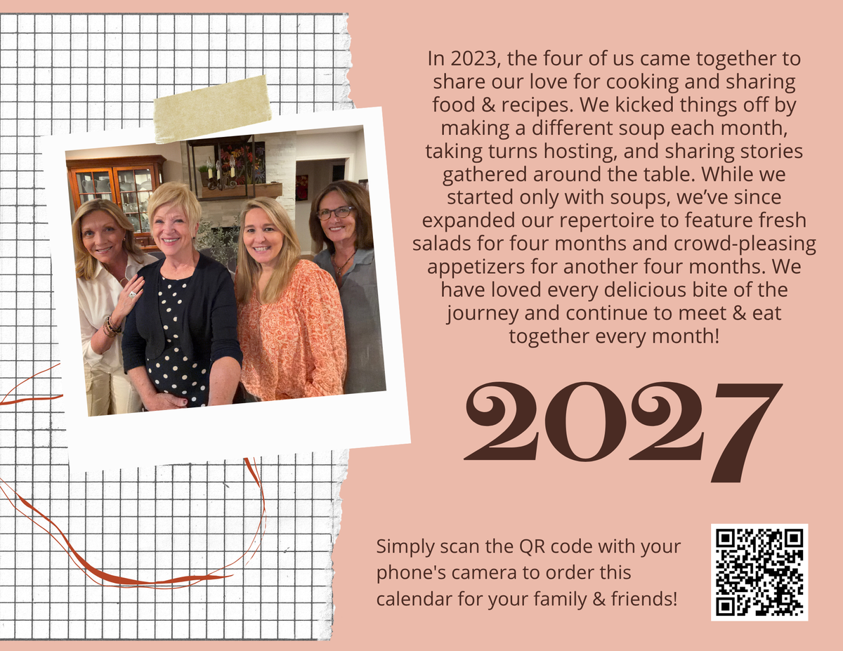 2027 Monthly Soup Group Calendar